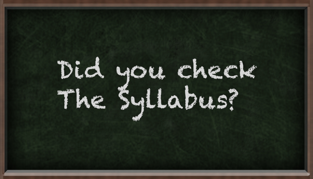 The Syllabus