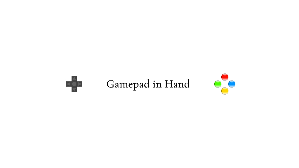 Gamepad in Hand