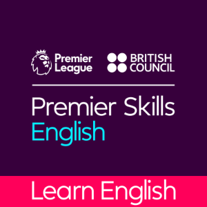 Learn English with the British Council and Premier League-logo