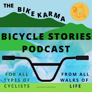 The Bike Karma Bicycle and Cycling Stories Podcast-logo