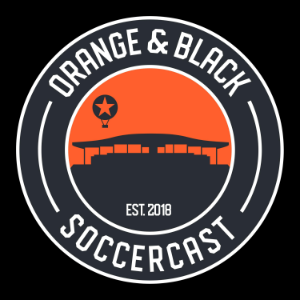 Orange and Black SoccerCast-logo