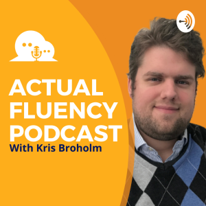 The Actual Fluency Podcast for Language Learners-logo