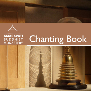 Chanting - from the Amaravati Chanting Book-logo