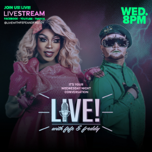 Live! with Fefe and Freddy-logo