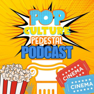 Pop culture pedestal podcast-logo