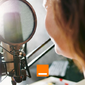Orange podcasts-logo