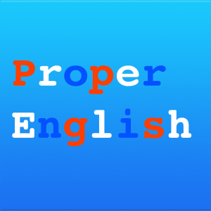 Proper English-logo