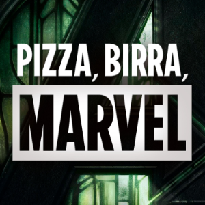 Pizza, Birra, Marvel-logo