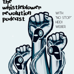 Whistleblower Revolution Podcast © (with NoStop Heidi Weber)-logo