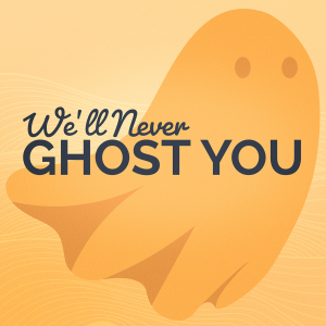 We'll Never Ghost You-logo
