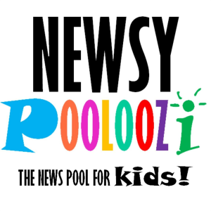 Newsy Pooloozi - The News Pod for Kids-logo