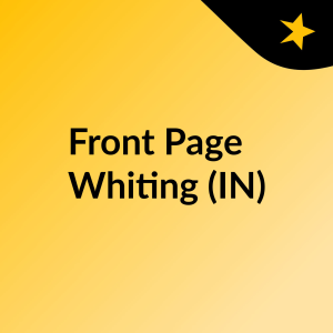 Front Page Whiting (IN)