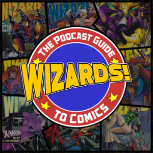 WIZARDS The Podcast Guide To Comics-logo