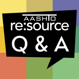 AASHTO re:source Q & A Podcast-logo