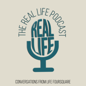 The Real Life Podcast - Conversations from Life Foursquare-logo