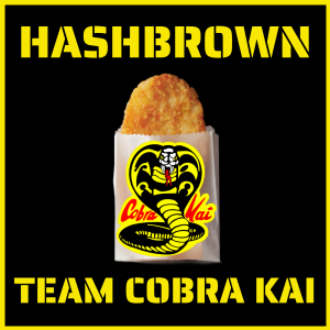 Hashbrown Team Cobra Kai-logo