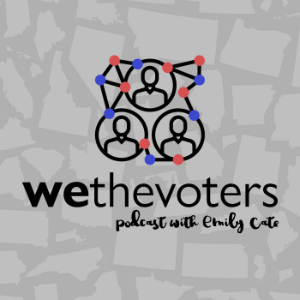 We the Voters Podcast with Emily Cate-logo