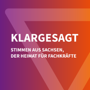 To be clear - voices from Saxony, the home for skilled workers-logo