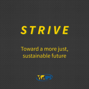 Strive: Toward a more just, sustainable future-logo