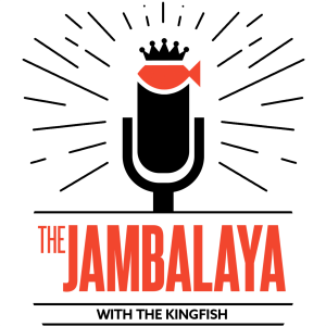The Jambalaya with the Kingfish-logo