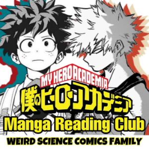 My Hero Academia Manga Reading Club / Weird Science Manga-logo