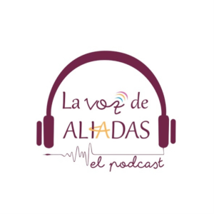 La voz de Aliadas, el podcast-logo