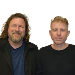 Brad and John - Mornings on KISM-logo