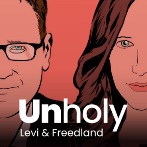 Unholy: Two Jews on the News-logo