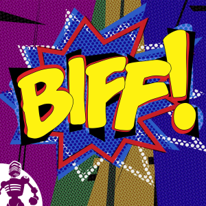 Biff! Superhero TV and movies-logo