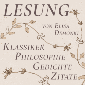 Lesung - Klassiker, Philosophie, Gedichte | Gelesen von Elisa Demonki-logo