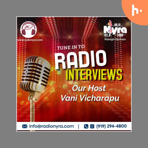 Radio Nyra Exclusive interviews Hosted Vani Vicharapu-logo