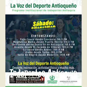 Indeportes Antioquia - Radio-logo