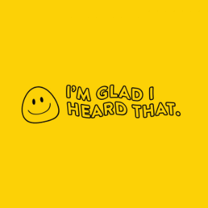 I'm Glad I Heard That-logo
