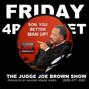 THE JUDGE JOE BROWN SHOW, PRODUCED BY VALERIE DENISE JONES-logo