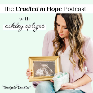 Cradled in Hope | Podcast for Grieving Moms | Biblical Hope for Miscarriage, Stillbirth, & Infant Loss-logo