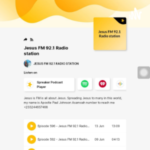 JESUS FM 92.1 RADIO STATION