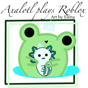 Axolotl plays Roblox-logo