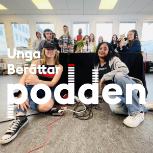Unga Berättar podden-logo