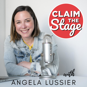 Claim the Stage: A Podcast About Public Speaking and Speaking Up-logo