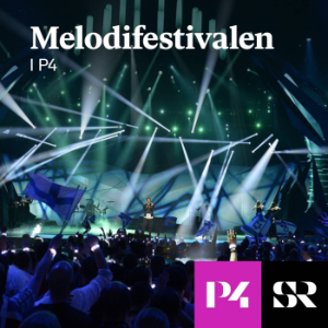 Melodifestivalen & Eurovision song contest i P4-logo