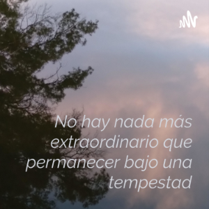 No hay nada mas extraordinario que permanecer bajo una tempestad-logo