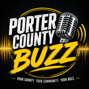 Porter County Buzz with host - County Councilman Greg Simms-logo