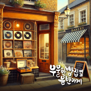 우울한 빵집옆 음반가게 4-logo