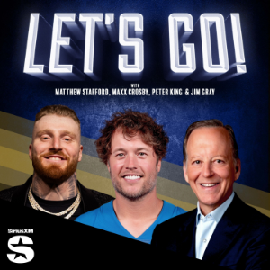 Let's Go! with Matthew Stafford, Maxx Crosby, Peter King & Jim Gray-logo