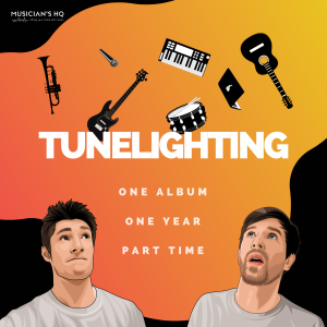 Tunelighting - One Album, One Year, Part Time-logo