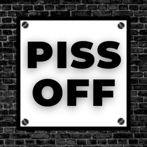Piss Off-logo