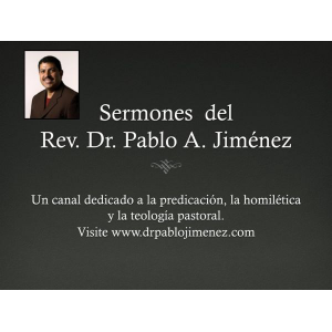 Sermones del Rev Dr Pablo A Jimenez-logo