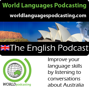 English Podcast - Improve your English language skills by listening to conversations about Australian culture-logo