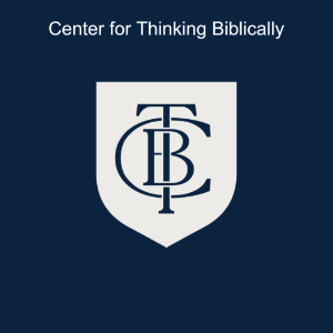 Center for Thinking Biblically-logo