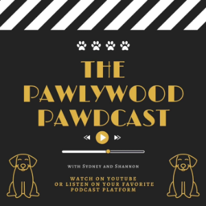 The PAWlywood PAWdcast-logo